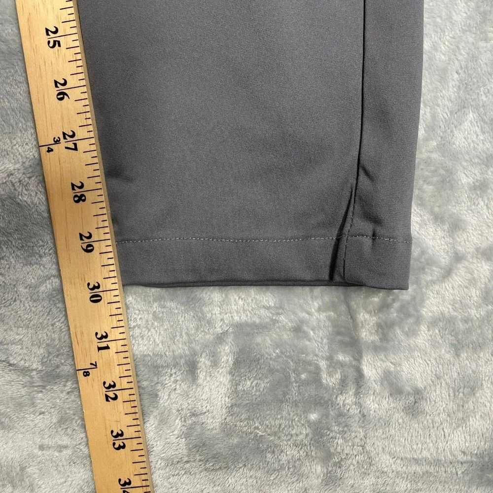 Barbell Apparel Slim Athletic Fit Pants Mens Grey Performance Chino Commuter 32